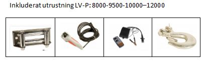 Inkluderat LV-P8000-12000